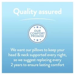 Slumberdown Cotton Comfort Medium Pillow 2 Pack Bedding -Bedding Sales 2022 unnamed file 2956