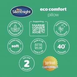 Silentnight Eco Comfort Soft Pillow Pillows -Bedding Sales 2022 unnamed file 2989