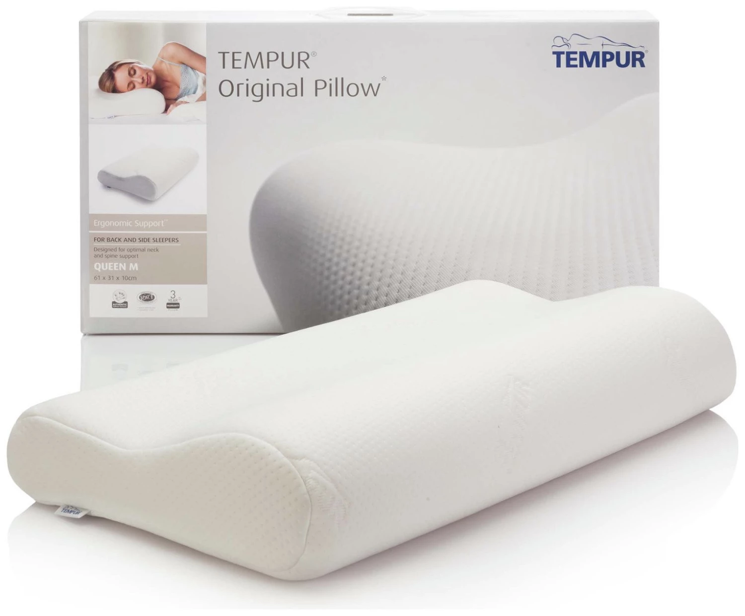 TEMPUR Original Medium Firm/ Medium Support Pillow Bedding 6 TEMPUR Original Medium Firm/ Medium Support Pillow Bedding - Image 4