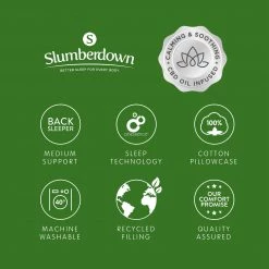 Slumberdown Wellbeing CBD Pillow Pillows -Bedding Sales 2022 unnamed file 3019