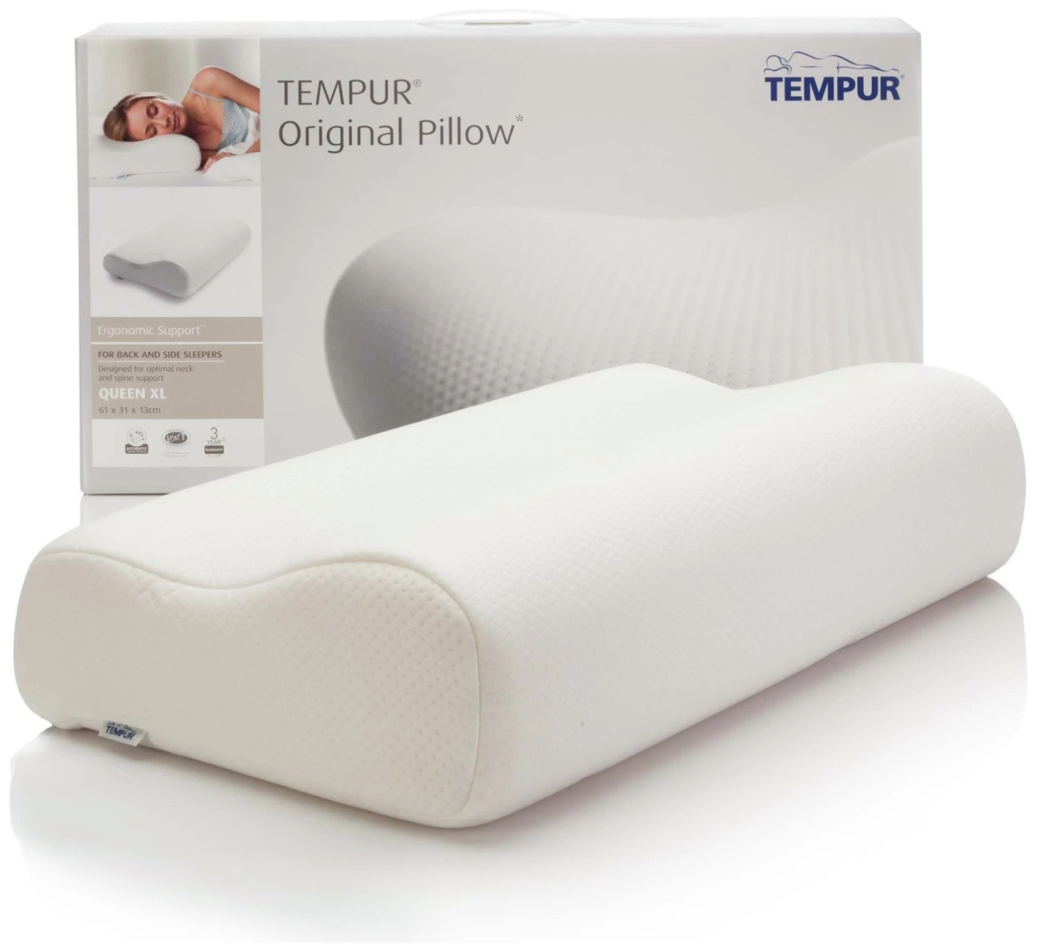 TEMPUR Original X Large Medium/ Firm Pillow Pillows 6 TEMPUR Original X Large Medium/ Firm Pillow Pillows - Image 4