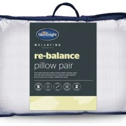 Silentnight Wellbeing Rebalance Pair Of Pillow Bedding