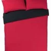 Habitat Easycare Two Tone Black & Red Bedding Set Double Bedding