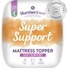 Slumberdown Support 4cm Mattress Topper Single Bedding