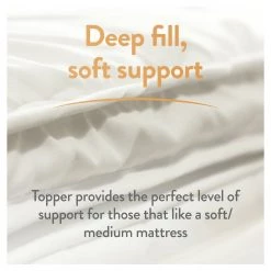 Slumberdown Support 4cm Mattress Topper Single Bedding -Bedding Sales 2022 unnamed file 3170