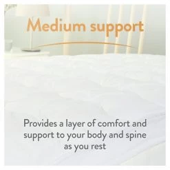 Slumberdown Support 4cm Mattress Topper Single Bedding -Bedding Sales 2022 unnamed file 3172