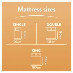 Slumberdown Support 4cm Mattress Topper Single Bedding -Bedding Sales 2022 unnamed file 3176