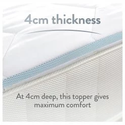 Slumberdown Hydrocool Medium Support Mattress Topper Single Bedding -Bedding Sales 2022 unnamed file 3190