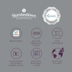 Slumberdown Hydrocool Medium Support Mattress Topper Single Bedding -Bedding Sales 2022 unnamed file 3197