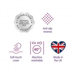 Slumberdown Anti Slip Comfort Mattress Topper Single Bedding -Bedding Sales 2022 unnamed file 3232