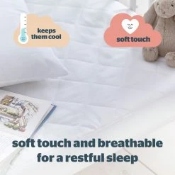 Silentnight Quilted Waterproof Mattress Protector Toddler Mattress Protectors -Bedding Sales 2022 unnamed file 3286