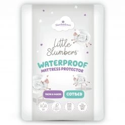 Slumberdown Waterproof Kids Mattress Protector Cot Bed Bedding