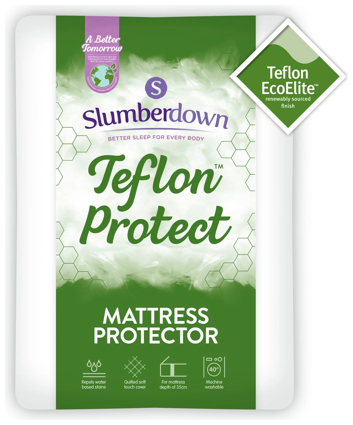 Slumberdown Teflon Mattress Protector Single Mattress Protectors 3 Slumberdown Teflon Mattress Protector Single Mattress Protectors