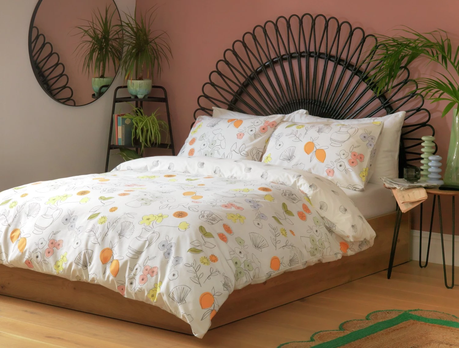 Habitat Illustration Print Multicolour Bedding Set Single Multicoloured Duvet Covers And Sets 4 Habitat Illustration Print Multicolour Bedding Set Single Multicoloured Duvet Covers And Sets - Image 2