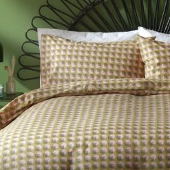Habitat Linen Look Geo Print Green Bedding Set Single Duvet Covers And Sets -Bedding Sales 2022 unnamed file 480