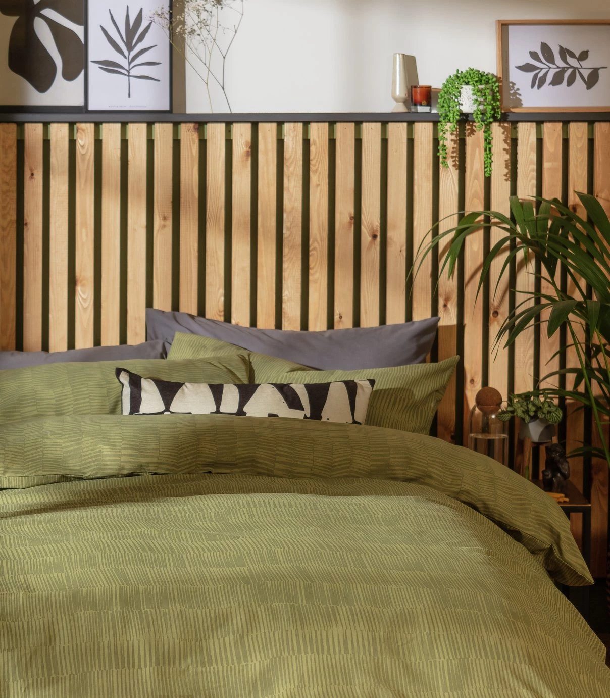 Habitat Naturalist Sticks Green Bedding Set Single Bedding 4 Habitat Naturalist Sticks Green Bedding Set Single Bedding - Image 2