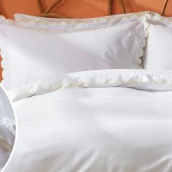 Habitat Cotton Scallop Plain White Bedding Set Double Duvet Covers And Sets -Bedding Sales 2022 unnamed file 569