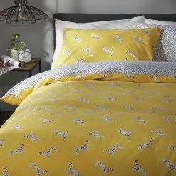Habitat Dalmation Print Yellow Bedding Set Single Duvet Covers And Sets -Bedding Sales 2022 unnamed file 606