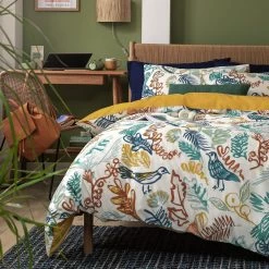 Habitat Artisan Bird Print Multicolor Bedding Set Single Multicoloured Bedding -Bedding Sales 2022 unnamed file 630