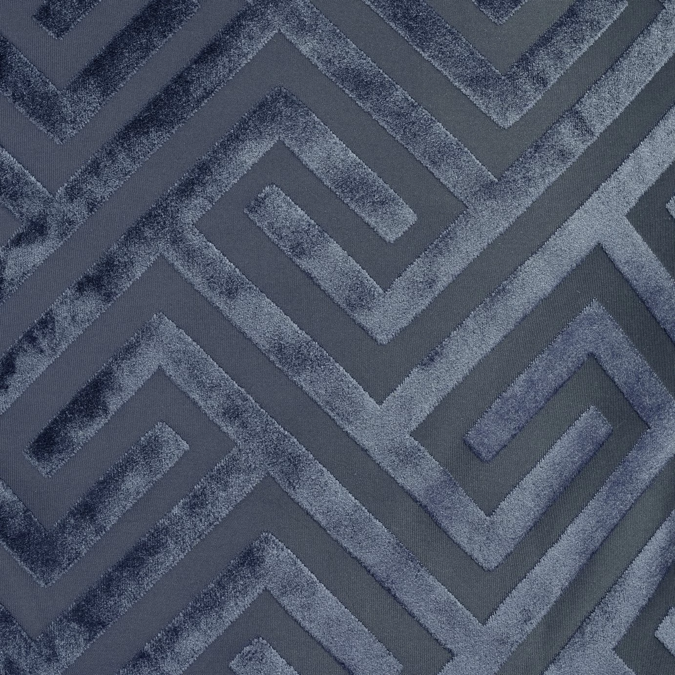 Habitat Velvet Geo Navy Bedding Set Single Bedding 4 Habitat Velvet Geo Navy Bedding Set Single Bedding - Image 2