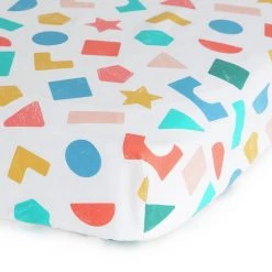 Habitat Kids Colourful Shapes 2 Pack Fitted Sheets Cot Multicoloured Kids Bedding -Bedding Sales 2022 unnamed file 65