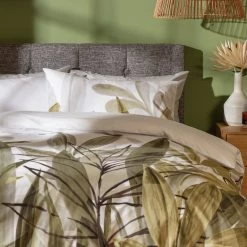 Habitat Naturalist Leaf Panel Green Bedding Set Double Green And White Bedding -Bedding Sales 2022 unnamed file 672