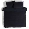 Habitat Cable Knit Fleece Plain Charcoal Bedding Set Single Bedding