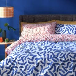 Habitat Studio Brush Marks Blue & White Bedding Set Single Duvet Covers And Sets -Bedding Sales 2022 unnamed file 709