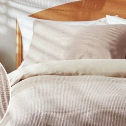 Habitat Cotton Waffle Plain Neutral Bedding Set Single Duvet Covers And Sets -Bedding Sales 2022 unnamed file 763