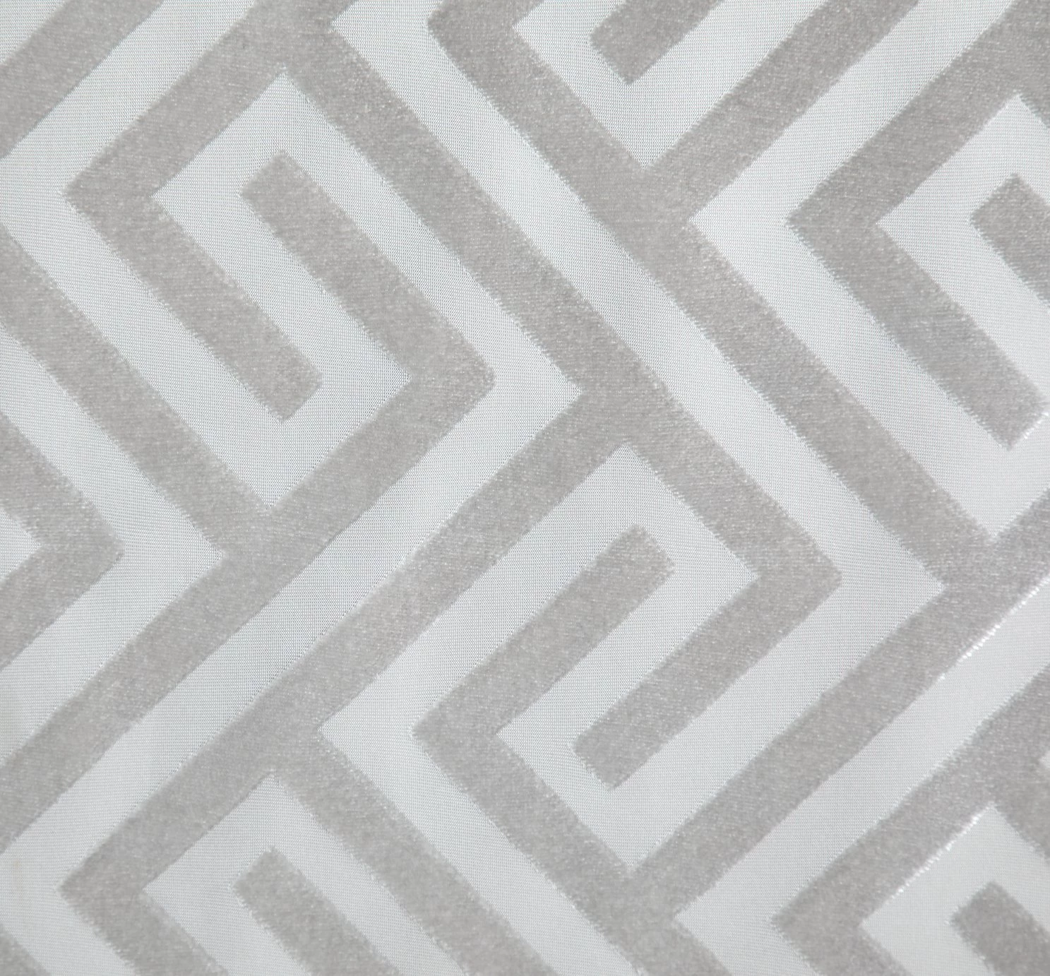 Habitat Geo Velvet Silver Bedding Set Single Duvet Covers And Sets 8 Habitat Geo Velvet Silver Bedding Set Single Duvet Covers And Sets - Image 6