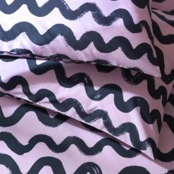 Habitat Wave Print Black & Pink Bedding Set Single Pink And Black Bedding -Bedding Sales 2022 unnamed file 990